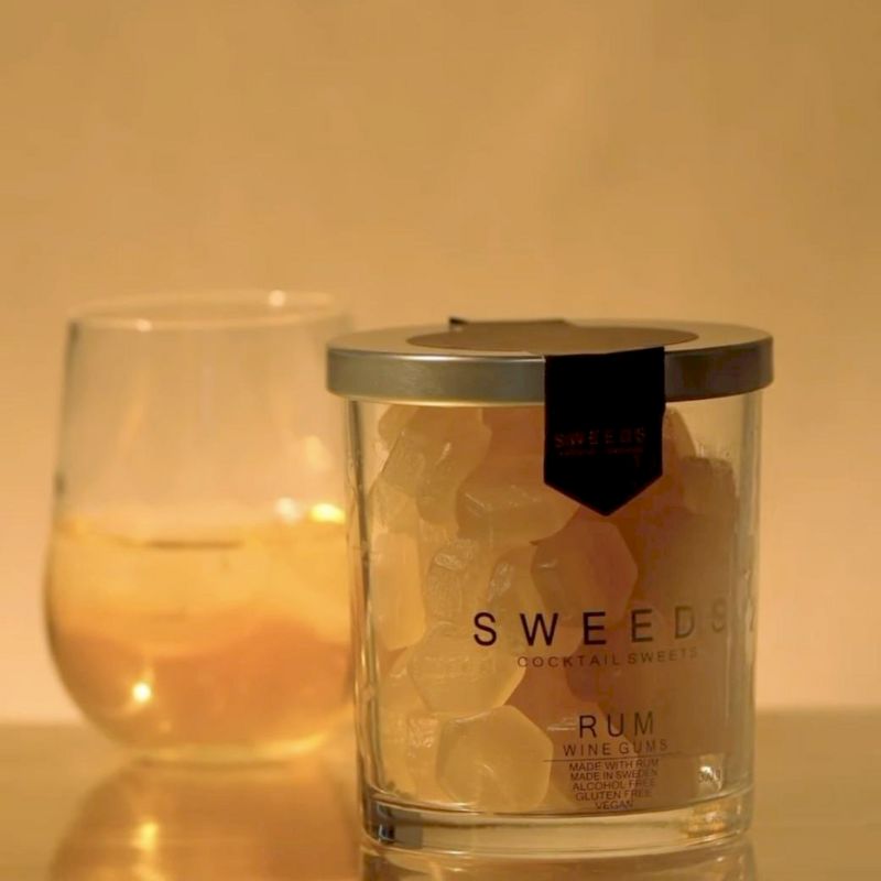 sweeds cocktail vingummi rom rum wine gums cocktail sweets
