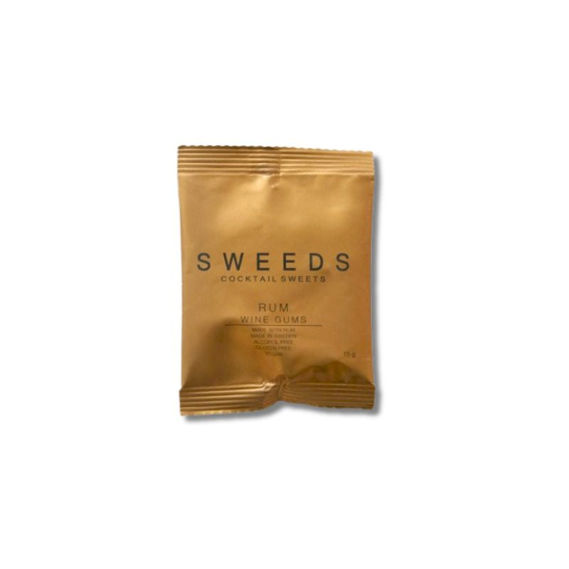 rom cocktail vingummi flowpack individuelt indpakket slik rum sweeds