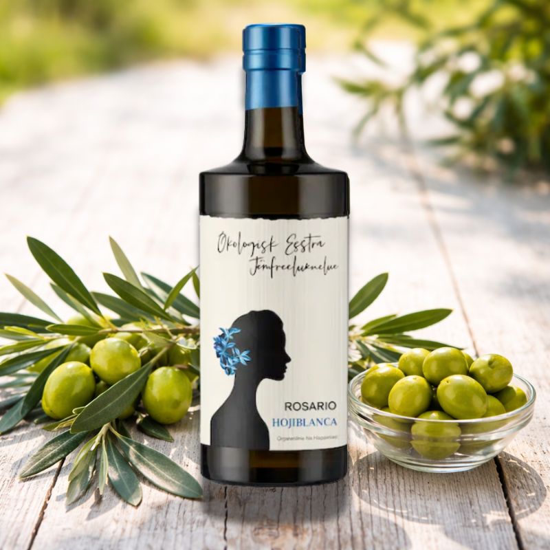 Rosario - Økologisk Ekstra Jomfru Olivenolie, Hojiblanca, 500 ml