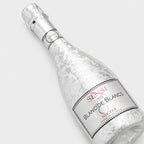 Sensi 18K Blanc de Blancs Nectar mousserende vin i sølv flaske