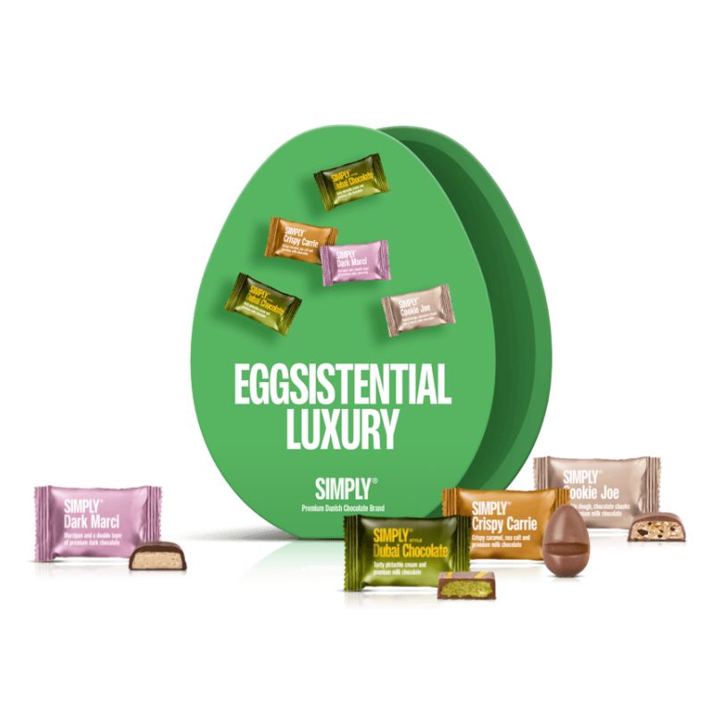 simply chocolate Eggsistential Luxury – Chokoladeæg påskeæg 2026 dubai