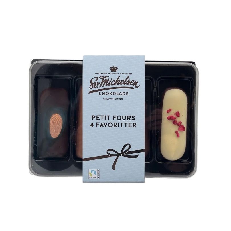 Sv. Michelsen Petit Fours – Marcipan Favoritter chokolade
