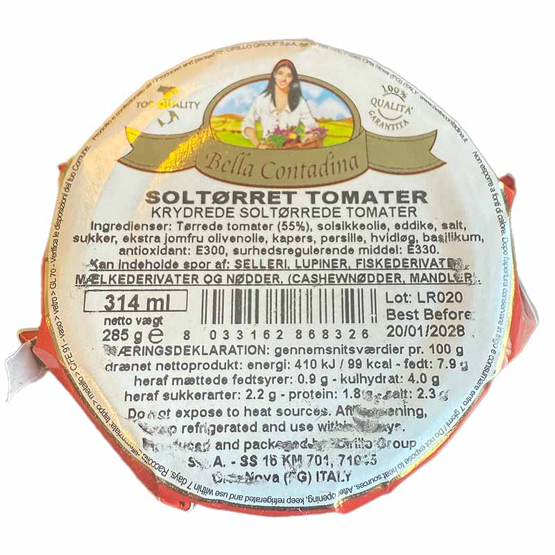 Bella Contadina - Soltørrede tomater