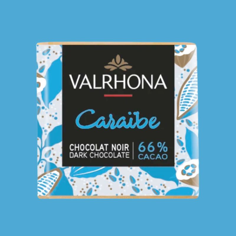 Valrhona - Caraïbe, 5g carré (200 stk)