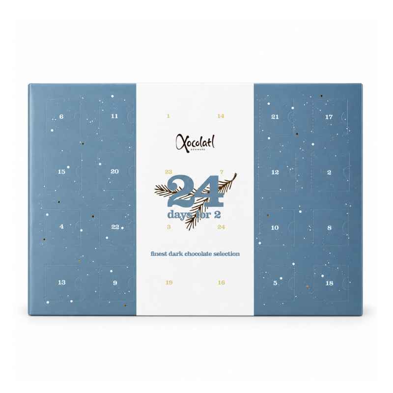 xocolatl dark chocolate julekalender delekalender mørk chokolade