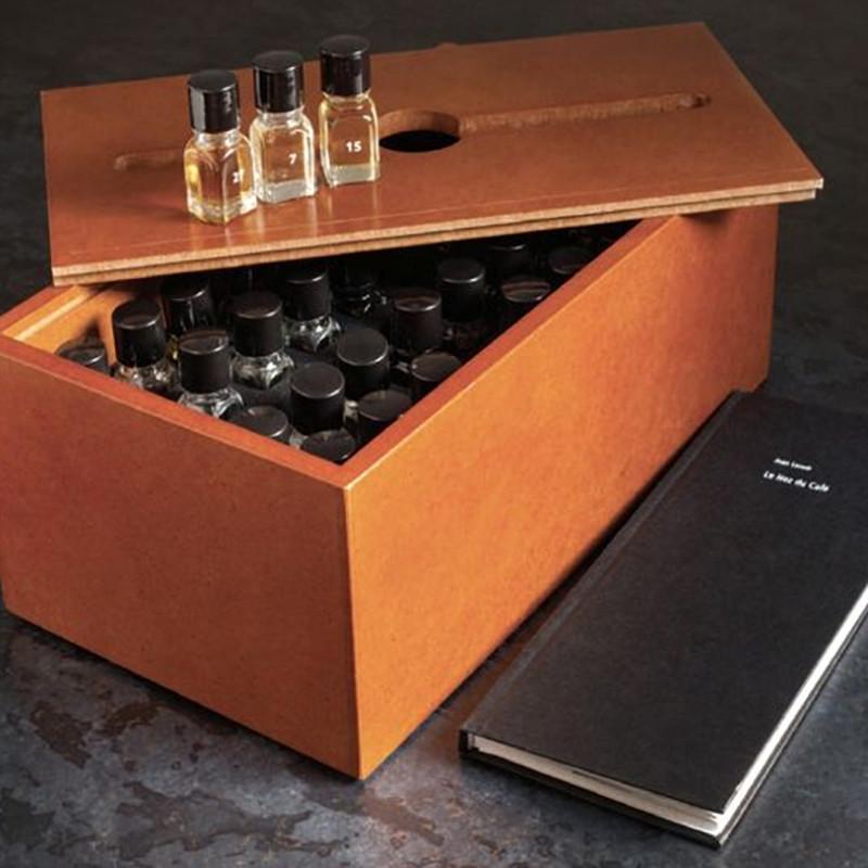 Stort duftesæt med 36 aromaer fra Le Nez du Cafe