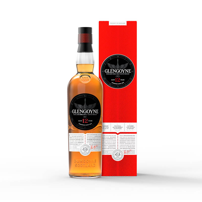 Glengoyne Whisky Glengoyne - 12 år Single Malt Scotch Whisky 43% 70 cl.