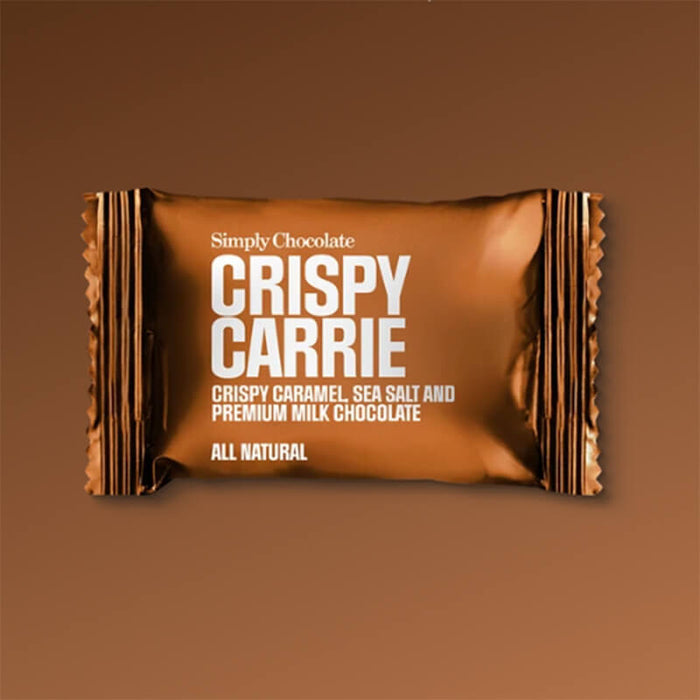 Simply Chocolate - Mini Crispy Carrie Flowpack