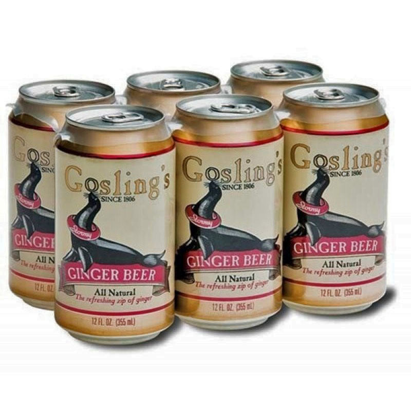 Gosling Rum Goslingâs 6 PACK Ginger Beer 33 cl.