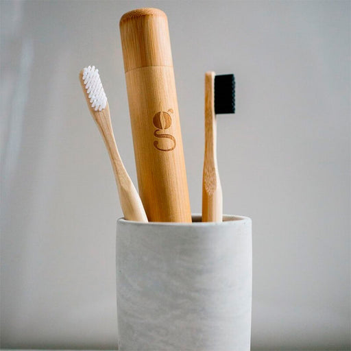 grums toothbrush bamboo hvid