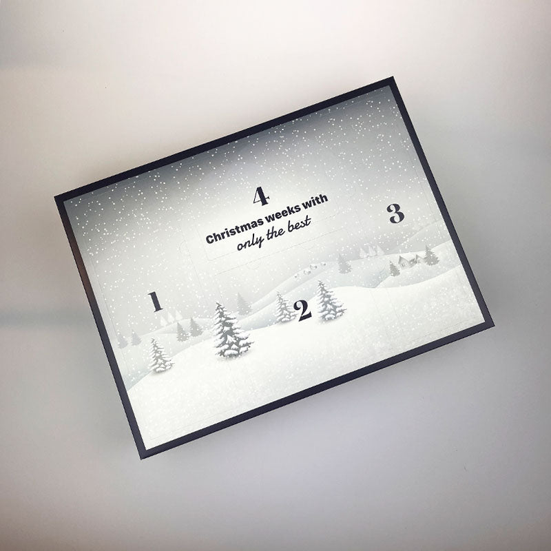 Kun Det Bedste Adventskalender med Søde Overraskelser