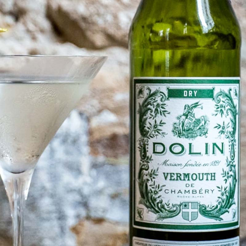 Dolin Vermouth Dry de Chambéry Hvid Tør Vermouth til Martini