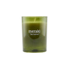 Meraki fig apricot scented candle