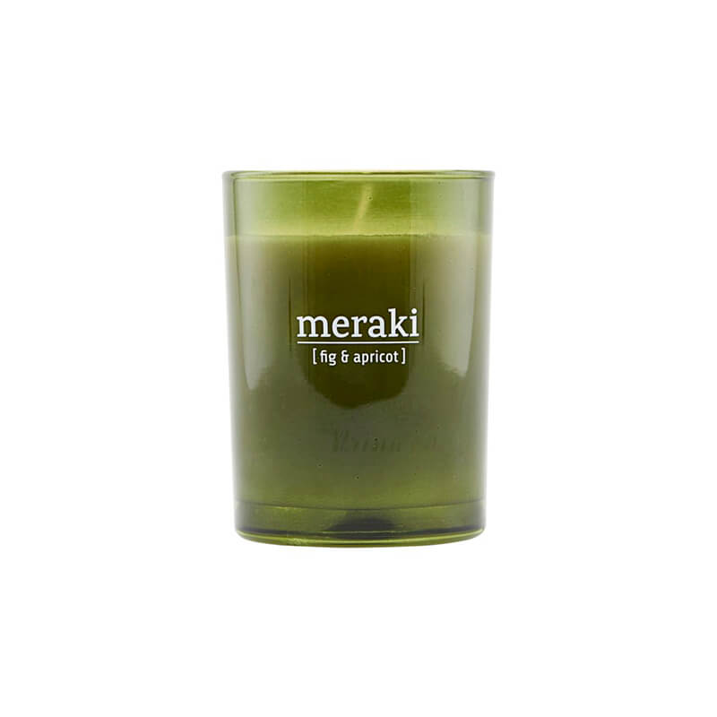 Meraki fig apricot scented candle