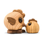 fablewood chickens høns træfigur