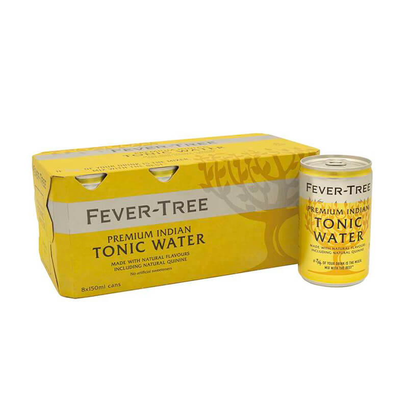 Billede af Fever-Tree - Indian Tonic 150 ml dåser (8 stk) hos Kun Det Bedste