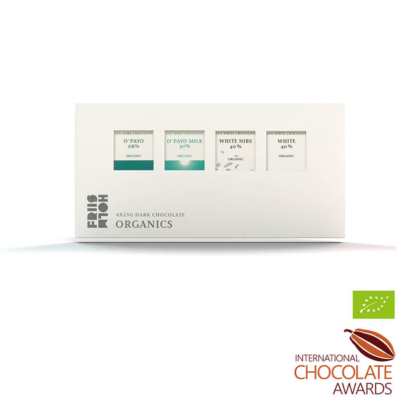 Friis Holm Chokolade økologisk gaveæske