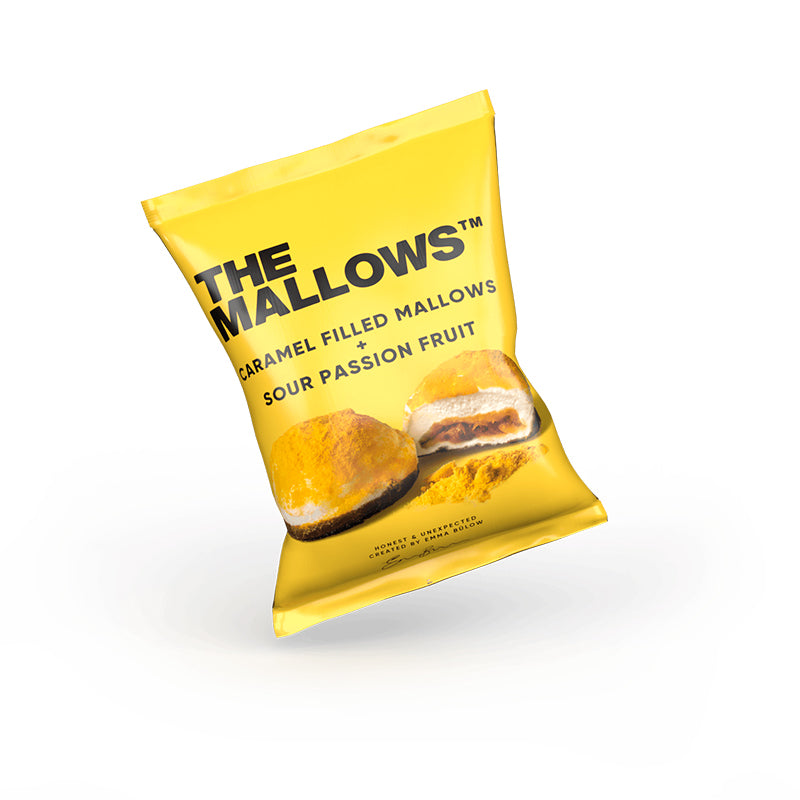 The Mallows - Karamelfyldte Skumfiduser m. Sour Passion fruit