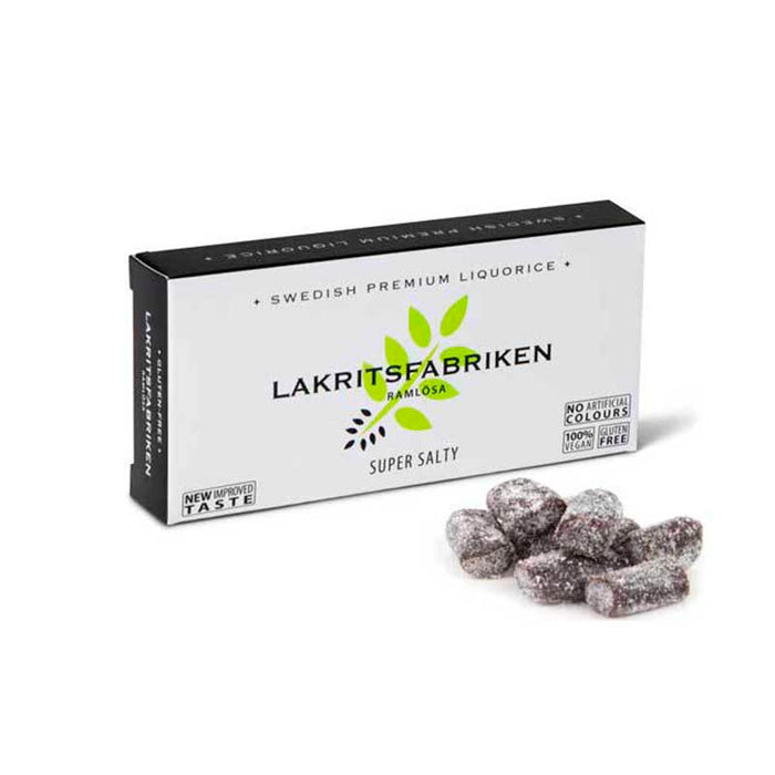 lakrids fra Lakritsfabriken super salty