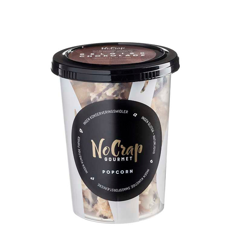 9: NoCrap Gourmet Popcorn - Belgisk Chokolade