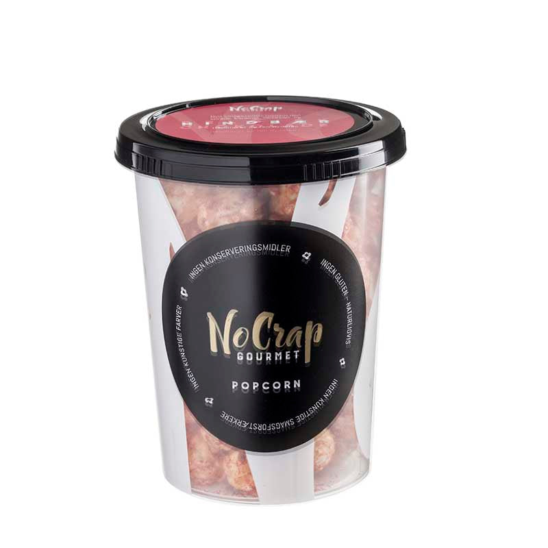 12: NoCrap Gourmet Popcorn - Hindbær