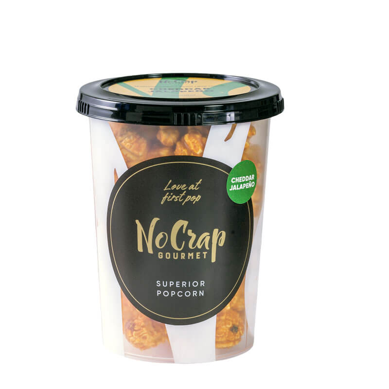 Se NoCrap Gourmet Popcorn - JalapeÃ±o Cheddar hos Kun Det Bedste