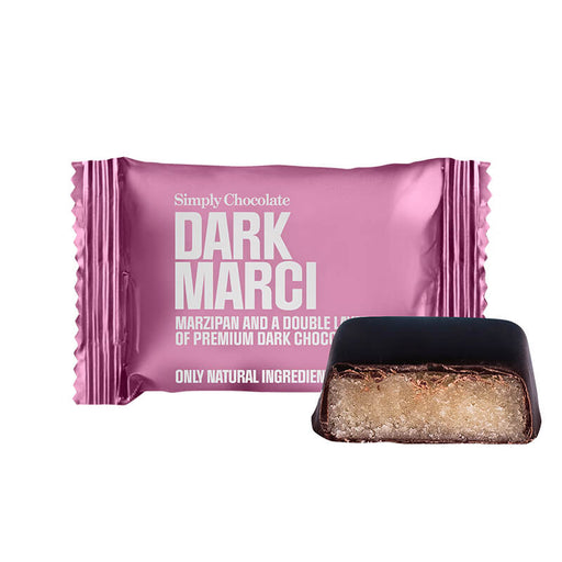 simply chocolate dark marci bar mini