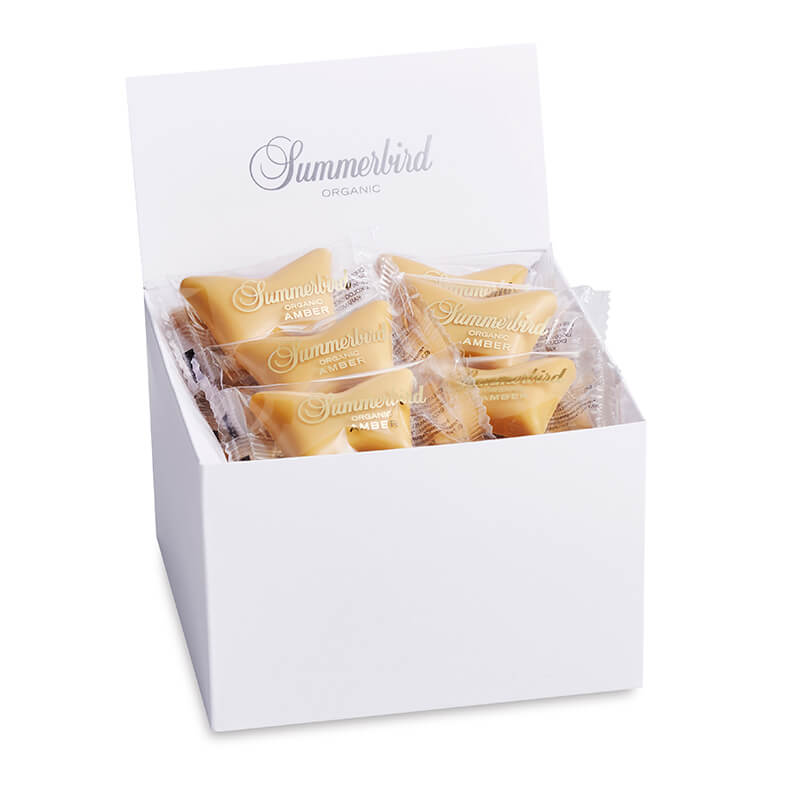 Amber Summerbird sommerfugl chokolade 