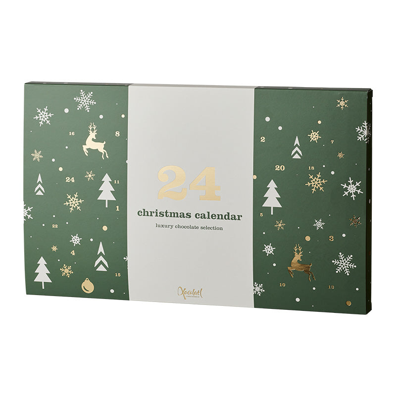 Xocolatl – Vinterland Grøn – Julekalender med Chokolade