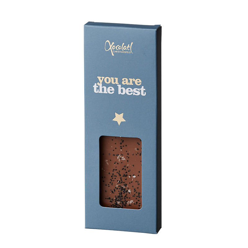 Mælkechokolade med lakrids og havsalt fra Xocolatl